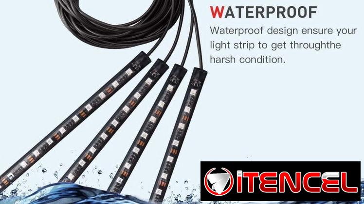 Tiras – cintas LED para autos .  12 USD
