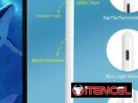 Lápiz táctil activo universal con punta fina de 1.2 mm (Negro) | videojuegoshabana.com