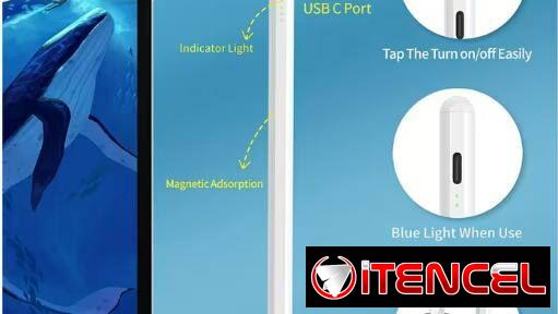 Lápiz táctil activo universal con punta fina de 1.2 mm (Negro) | videojuegoshabana.com