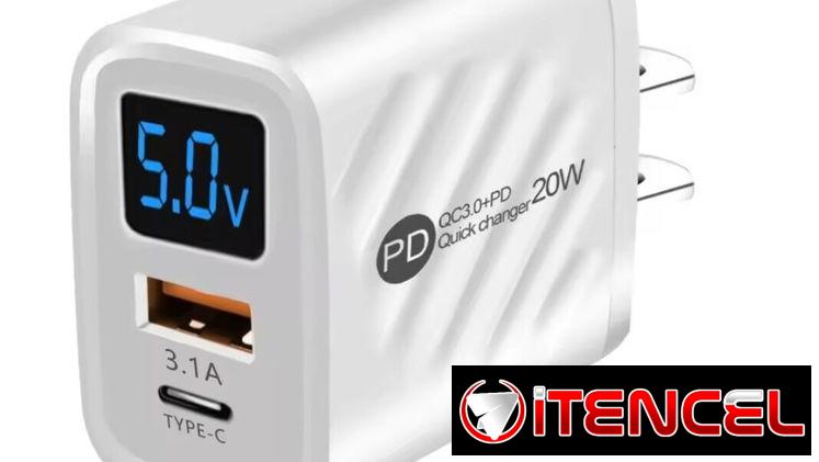 Cargador con medición de la caída de tensión