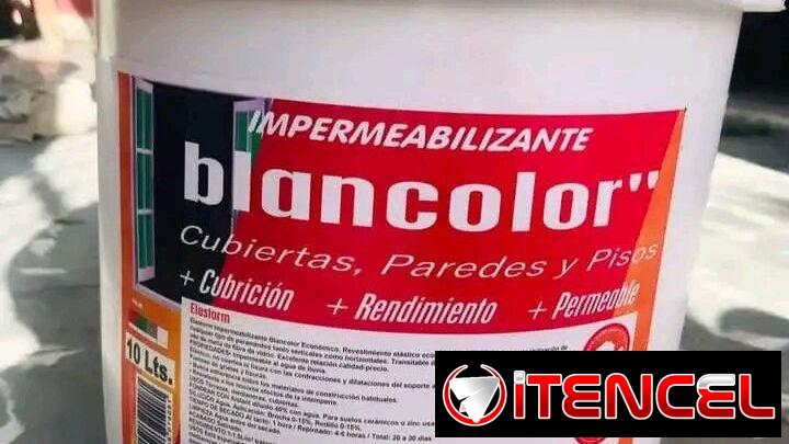 Pintura vinil blanco y sellador transparente