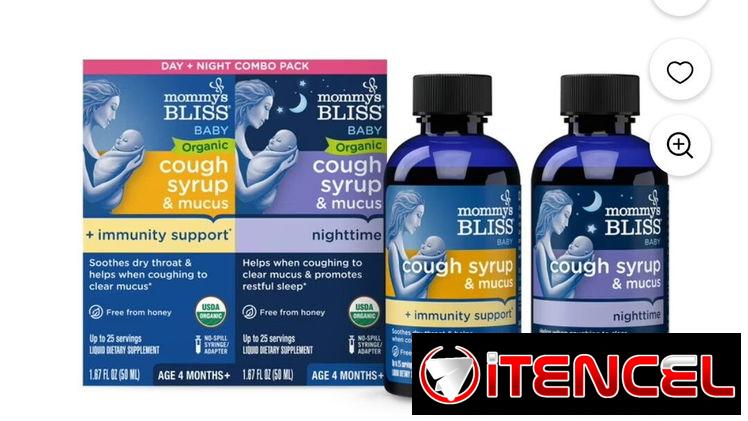 Set de Jarabe para la tos y resfriado Día y Noche para bebé y niños