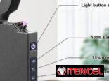 🔥Encendedor eléctrico USB recargable – Fosforera de plasma portátil con indicador🔋 | Regalo elegante🎁