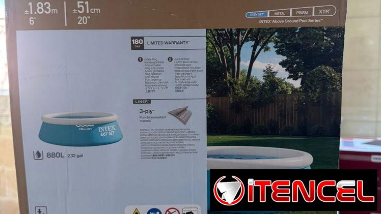 Piscina Intex 2.44 m x 61 cm 📦