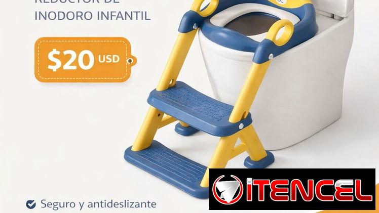 INFANTIL | ESCALERA CON ASIENTO REDUCTOS DE INODORO INFANTIL