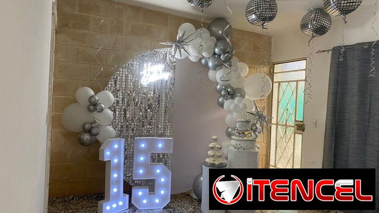 Decoración de fiestas, bodas, 15, …