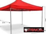 Carpas plegables metalicas de lona.