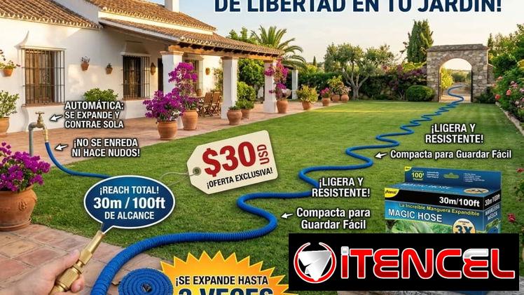 🌀💦Mangueras recubiertas expandibles hasta 15 m y hasta 30 m