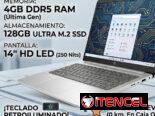 Laptop HP 14″ NUEVA EN CAJA • AMD Athlon Silver 7120U • RAM DDR5 • 128GB SSD • $300