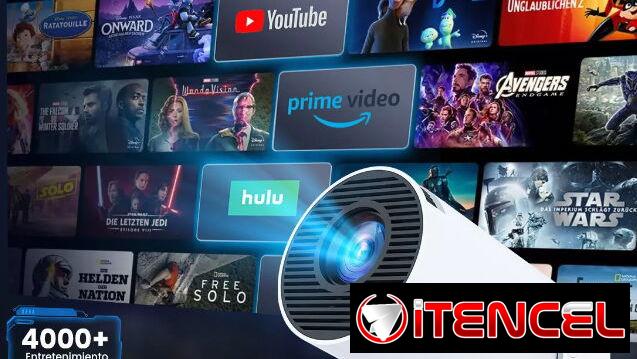 H300 Proyector Profesional 4k HD Android Wifi Led 1080p 10000 Lm: Google Play Store incorporado