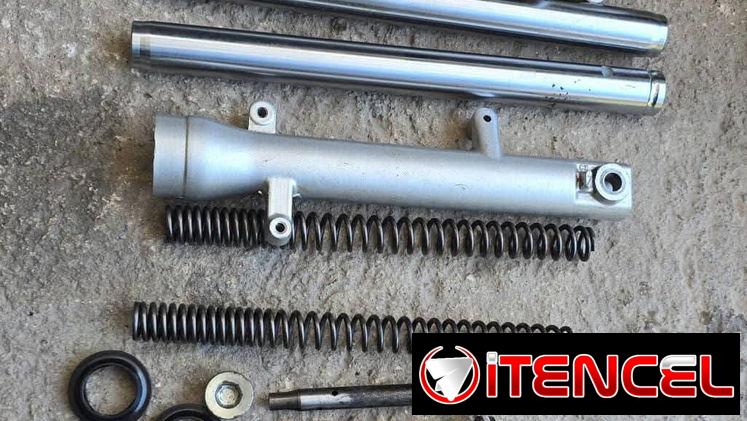 Se reparan barras de amortiguadores para motos eléctricas y Combustión