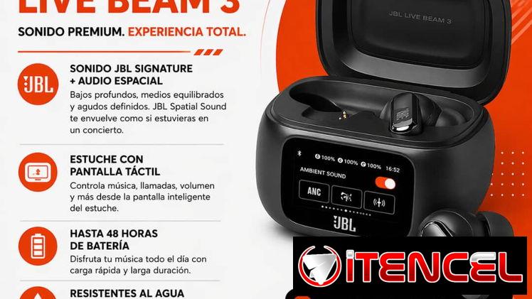JBL Live Beam 3 Original | Audífonos Inalámbricos Premium en La Habana