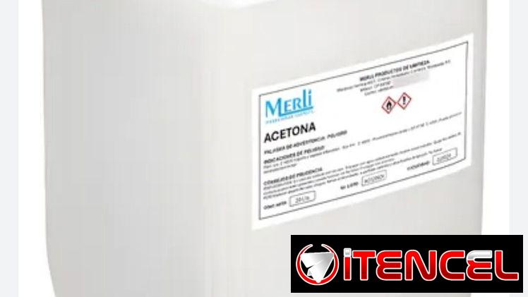 Acetona original 1 litro 1500 cup, la mejor del mercado