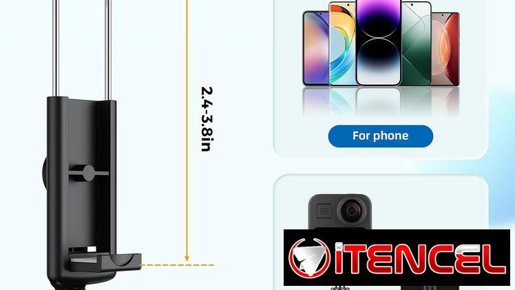 * Trípode y Selfie Stick 2 en 1 con Control Remoto Bluetooth marca Aourxi