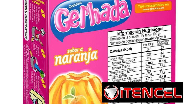 Gelatina Gel’hada  x 35g por cajas