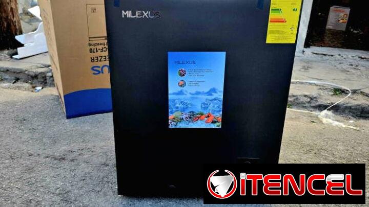 NEVERA MILEXUS 6 PIES 170 LTS COLOR GRIS CON SUS RUEDAS Y CESTA  MEDIDAS:659X577X890  230 usd 💸💸CON 🛻🛻  Factura a su