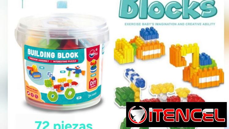 Se vende variedad de bloques de construcción para los más pequeños de casa