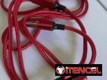 Tengo súper cable de carga trenzado y reforzado de metal 3 en 1 muy fuerte y duradero!!