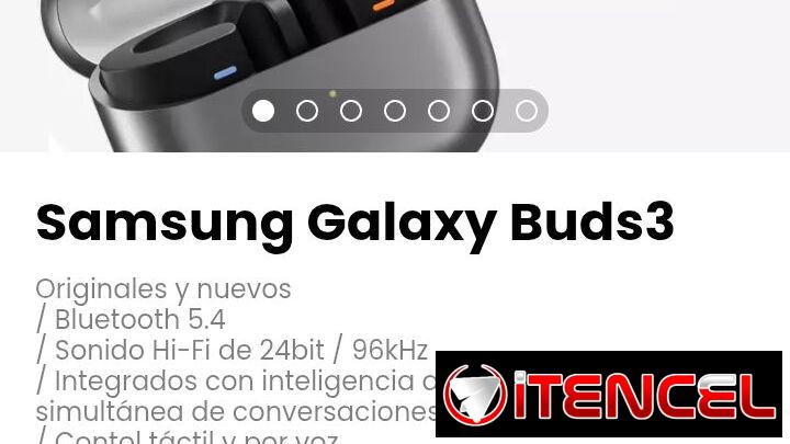 Samsung Galaxy Buds3. Originales, en su caja
