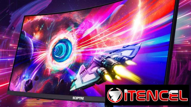 * Monitor Curvo Ultra Ancho Sceptre 34” WQHD 180Hz