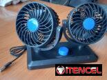 MINI FAN DE DOS CABEZALES INCLINABLES, ENTREGA DE FACTURA CON LA COMPRA, VARIEDAD DE ARTÍCULOS DE TECNOLOGÍA, ETC
