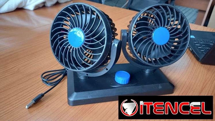 MINI FAN DE DOS CABEZALES INCLINABLES, ENTREGA DE FACTURA CON LA COMPRA, VARIEDAD DE ARTÍCULOS DE TECNOLOGÍA, ETC