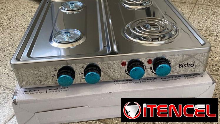 Cocinas de mesa de gas y eléctrica