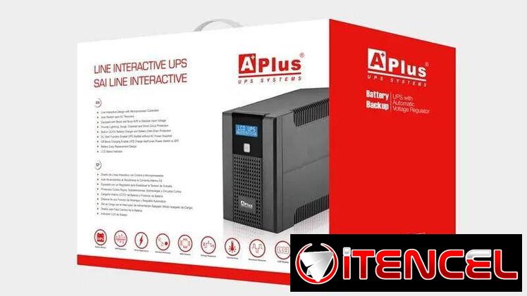 2000VA 1200 WATTS 110V BACKUP APLUS NUEVO EN SU CAJA USTED LO ESTRENA 2 BATERÍAS INCLUIDAS DE 12V 9AH