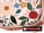 Funda floral para AirPods Pro 3 (2025) con soporte, llavero y kit de limpieza Peonia Blanca | videojuegoshabana.com
