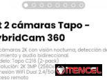 Kit 2 cámaras Tapo – HybridCam 360. Dos cámaras 2K con visión nocturna, detección de movimiento y audio bidireccional.