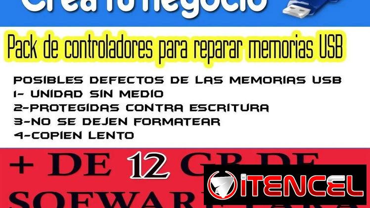 Se vende controladores para reparar memorias usb