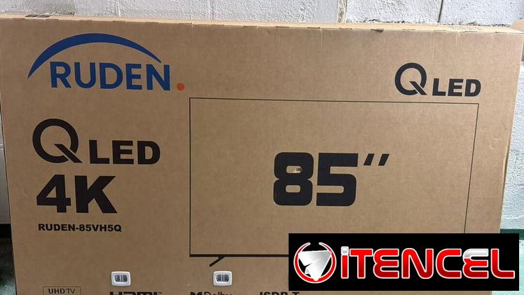 TV 85″MARCA RUDEN QLED A 1400 USD