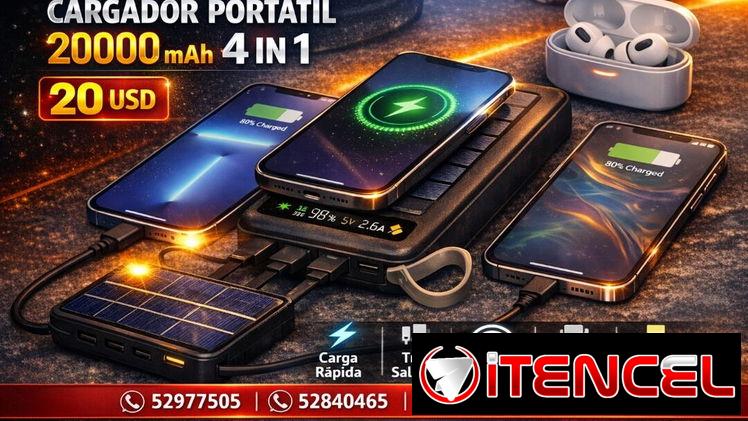 Cargador Portátil 20000 mAh