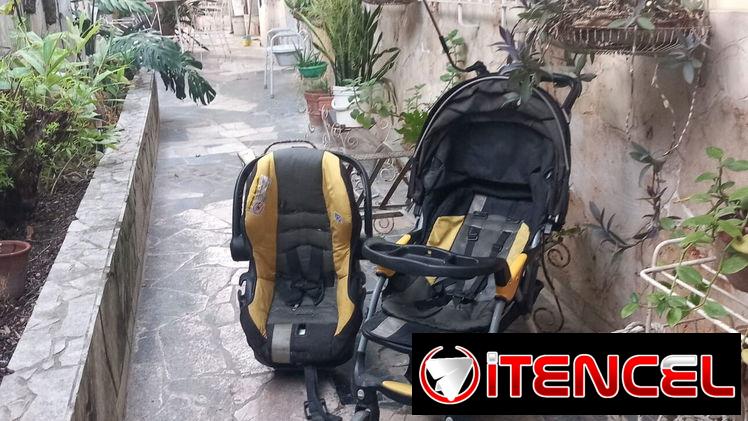 Coche con Sombrilla para Sol y Silla para Carro (Infante)