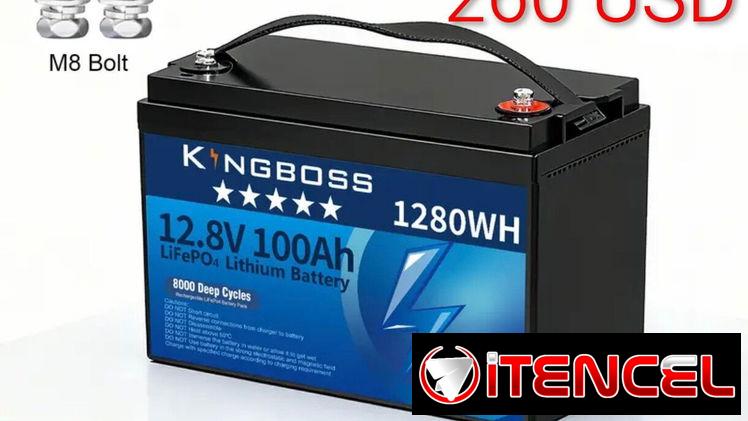 BATERIAS LiFePO4 12V 100ah. Marca Kingboss