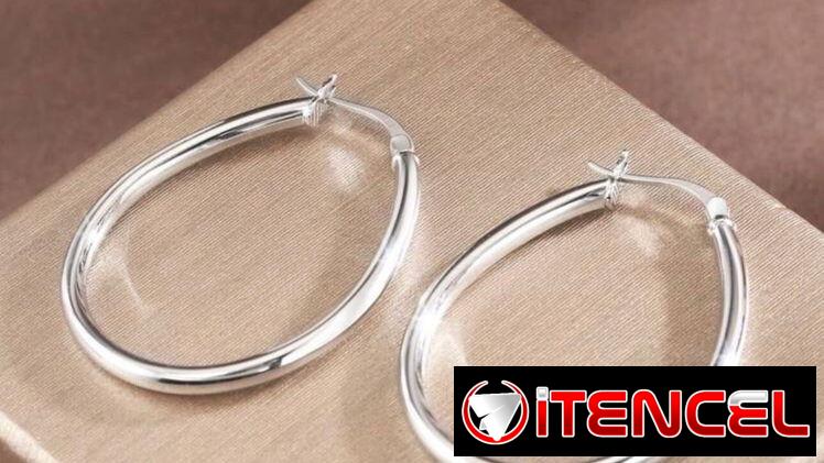 ARGOLLAS DE GOTA CALADA PLATA 925