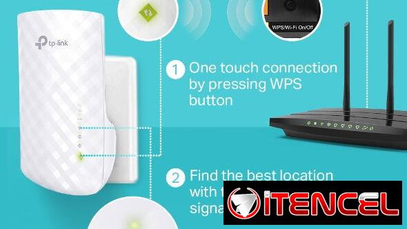 Excelente Amplificador – Repetidor Extender de Rango Wifi – DOBLE BANDA- AC750- MARCA TP-LINK MODELO RE220- NUEVO