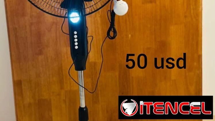 Ventilador recargable 🔋🏡🚨