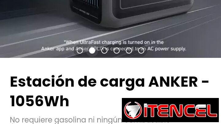 Estación de carga ANKER – 1056Wh. / Modelo: ANKER Solix C1000