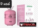Propano. Gas refrigerante. Bala de gas