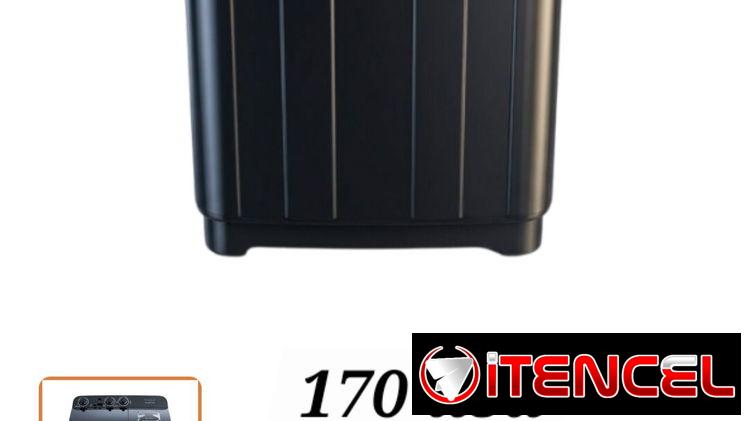 lavadora semiautomática Milexus 7kg color negro.  voy pa ti 💯