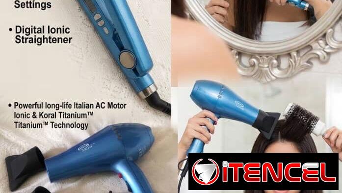 Plancha y secadora PROFESIONAL Koral Titanium