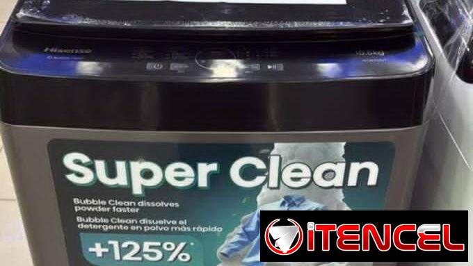 Lavadora automática Hisense 10.5kg   Agua 💦 fría y agua caliente 🔥   290  USD