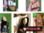 Camisas,pantalones, de la ropa de lino y sandalias prácticas 58547627