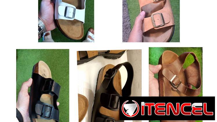 Camisas,pantalones, de la ropa de lino y sandalias prácticas 58547627