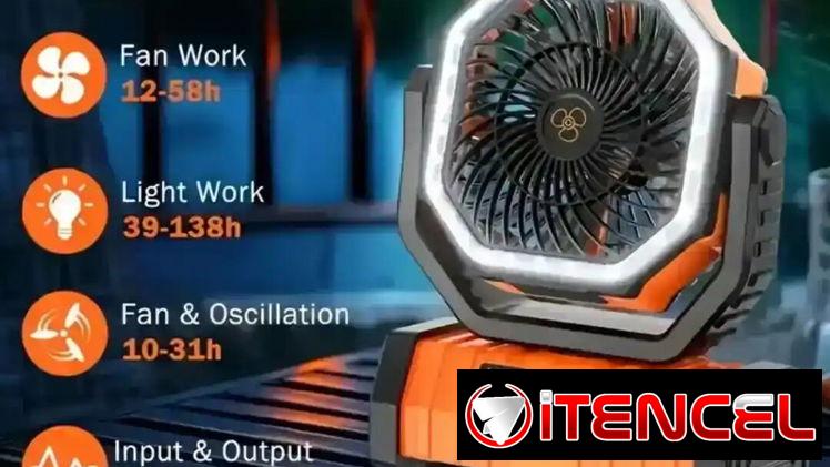 Ventilador recargable F6