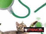 🐾 Bola Inteligente para Mascotas 🐶🐱 | Juguete Automático con Luz LED 💡 y Cola Divertida 🎾 | Gatos y Perros