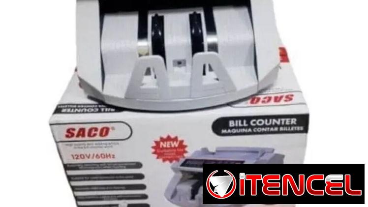 Máquina de contar dinero marca Saco originales