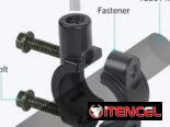 Bases para espejos de motos Rosca M8