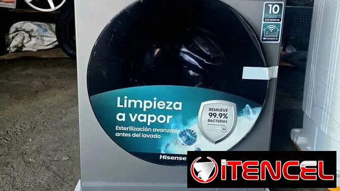 Lavadora Secadora al vapor 15KG HISENSE carga frontal Precio $680 USD Transporte Incluido
